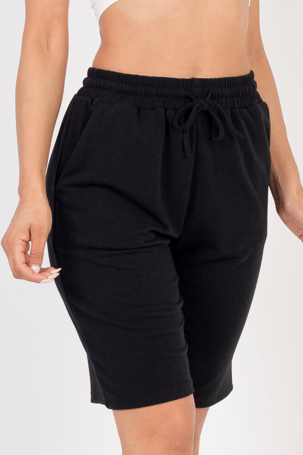 French Terry Bermuda Shorts