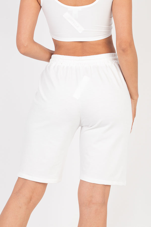 French Terry Bermuda Shorts