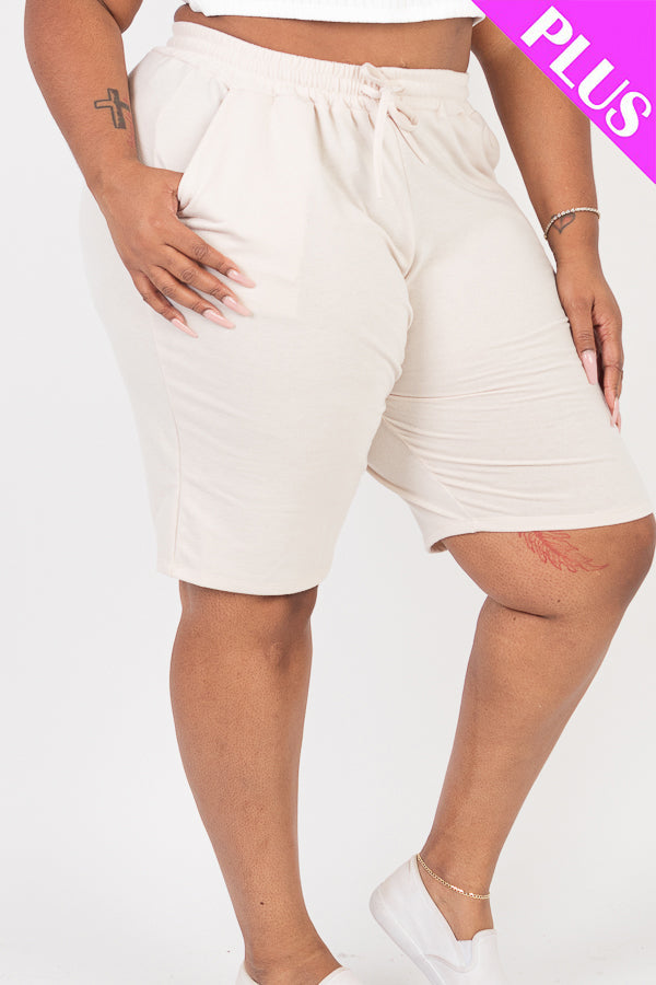 French Terry Bermuda Shorts