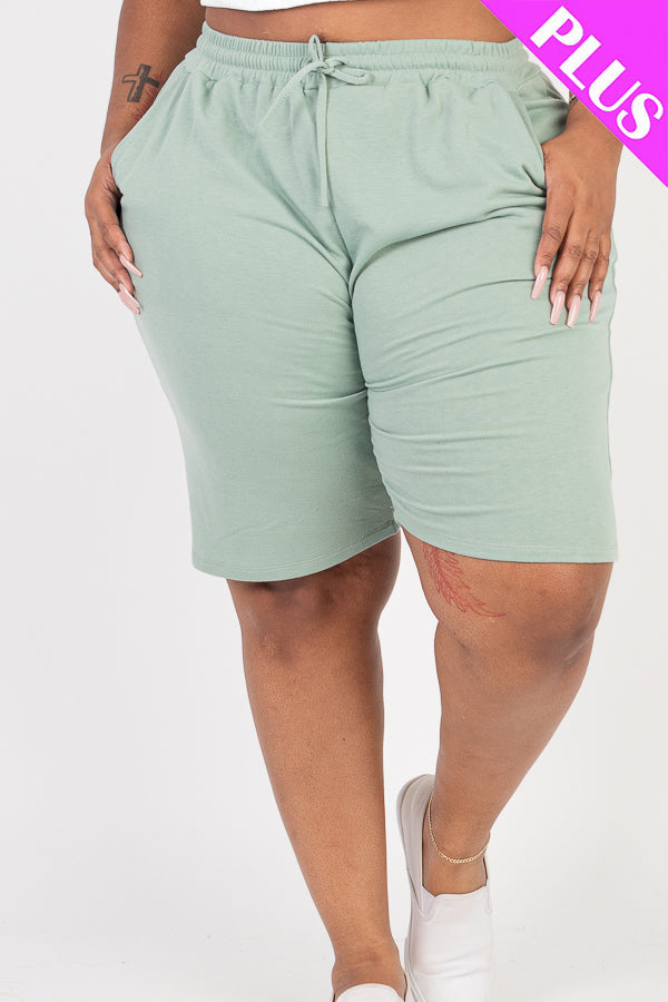 French Terry Bermuda Shorts