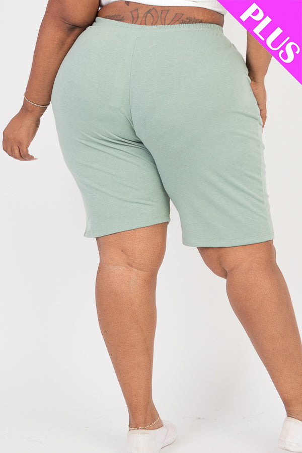 French Terry Bermuda Shorts