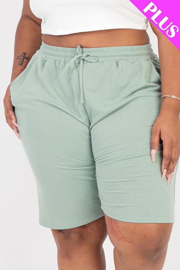 French Terry Bermuda Shorts