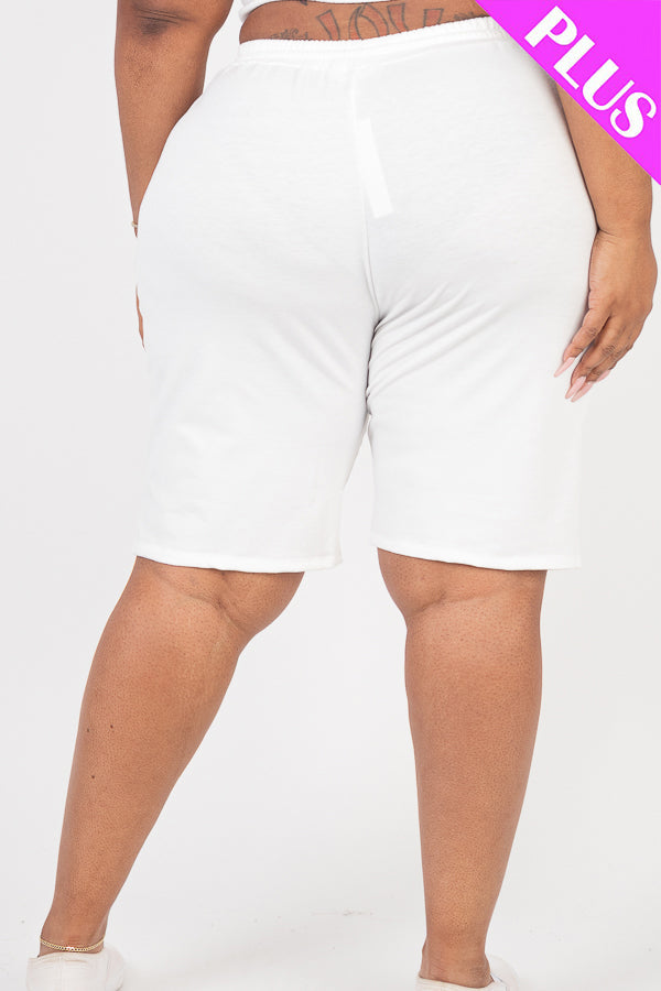 French Terry Bermuda Shorts