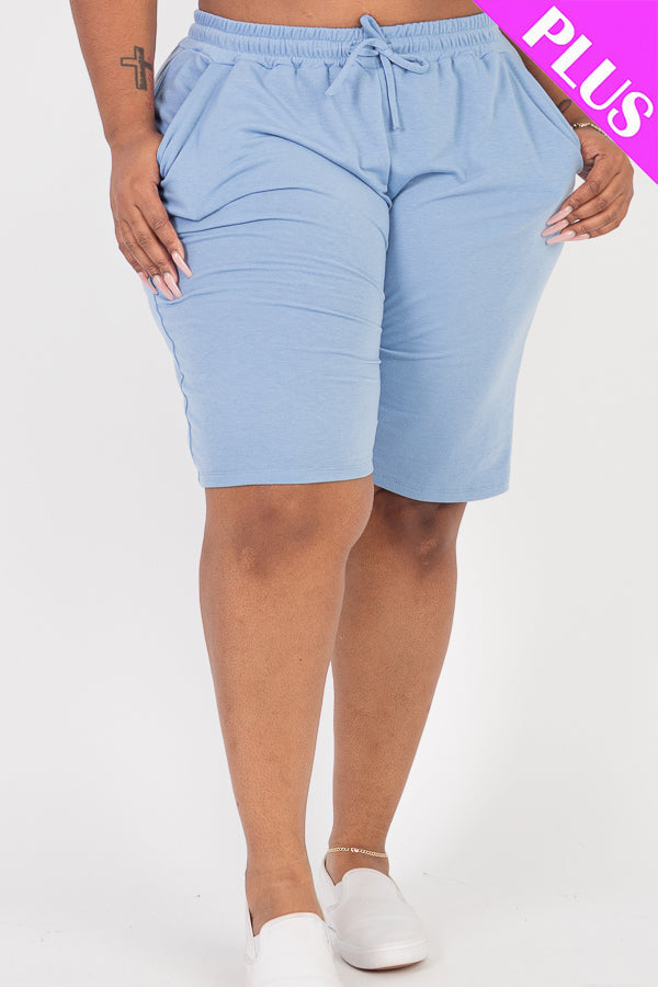 French Terry Bermuda Shorts