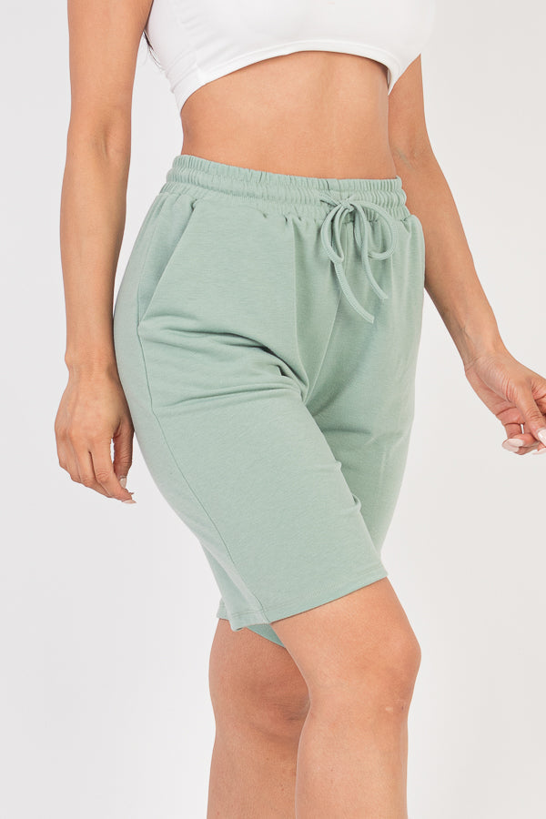 French Terry Bermuda Shorts