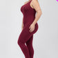 Solid Color One Shoulder Jumpsuit