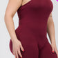 Solid Color One Shoulder Jumpsuit