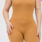Solid Color One Shoulder Jumpsuit