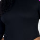 Plus Size Ribbed Turtle Neck Long Sleeve Bodysuit