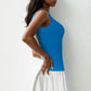 Ribbed V-Neck Sleeveless Top