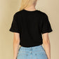French Terry Toggle Drawstring Crop Top