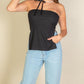 Side Slit Bandeau Tube Top