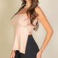 Side Slit Bandeau Tube Top