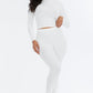 Ribbed Mock Neck Long Sleeve Top & Leggings Set