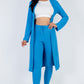Ribbed Long Cardigan & Leggings Set