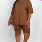 Loose Fit Top&Biker Shorts Set