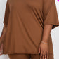 Loose Fit Top&Biker Shorts Set