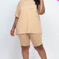 Loose Fit Top&Biker Shorts Set