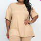 Loose Fit Top&Biker Shorts Set