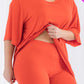 Loose Fit Top&Biker Shorts Set