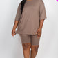 Loose Fit Top&Biker Shorts Set