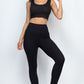 Ribbed Crop Top & Leggings Set