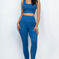 Ribbed Crop Top & Leggings Set