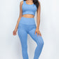 Ribbed Crop Top & Leggings Set