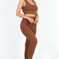 Ribbed Crop Top & Leggings Set
