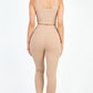 Ribbed Crop Top & Leggings Set