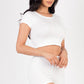 Short Sleeve Crop Top & Shorts Set