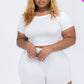 Short Sleeve Crop Top & Shorts Set
