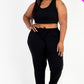 French Terry Cropped Tank Top & Joggers Set