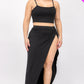 “Thicky Vicky” Crop Cami & Maxi Skirt Set
