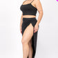 “Thicky Vicky” Crop Cami & Maxi Skirt Set