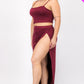 “Thicky Vicky” Crop Cami & Maxi Skirt Set