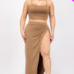 “Thicky Vicky” Crop Cami & Maxi Skirt Set