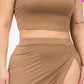 “Thicky Vicky” Crop Cami & Maxi Skirt Set