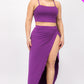 “Thicky Vicky” Crop Cami & Maxi Skirt Set