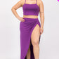“Thicky Vicky” Crop Cami & Maxi Skirt Set