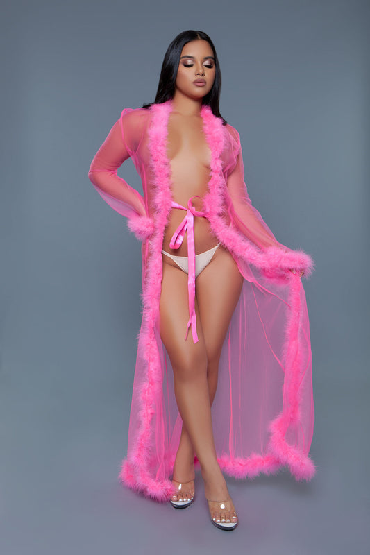 “Marabou” Robe
