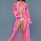 “Marabou” Robe