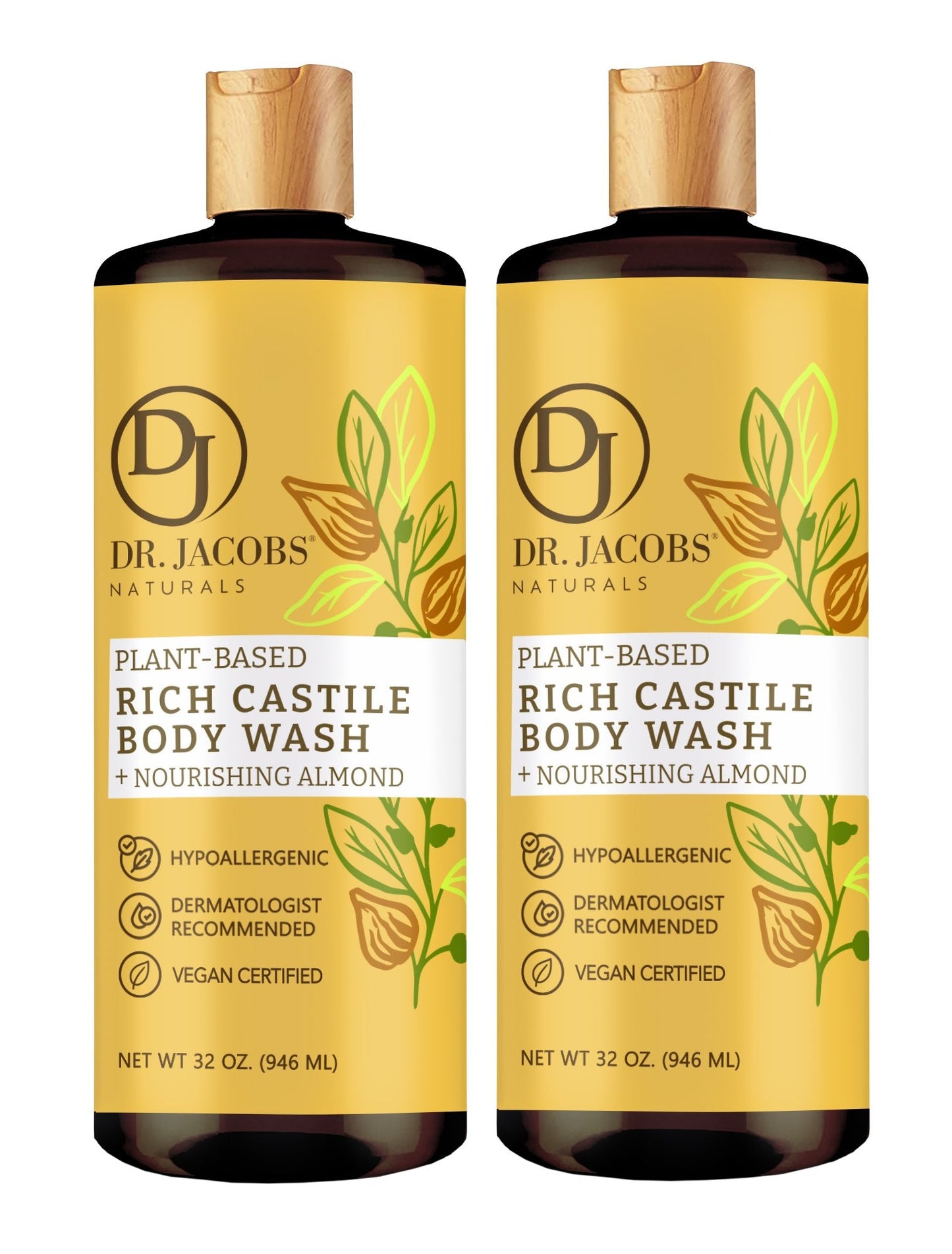 Orange & Ginger Pure Castile Body Wash
