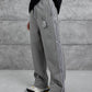 Baggy Side-Stripe Track Pants