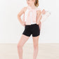 Balanced Black Active Shorty Shorts