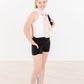 Balanced Black Active Shorty Shorts