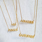 Balloon Letter Zodiac Necklace