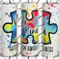 Be Kind Autism Awareness 20oz Skinny Tumbler