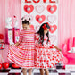Be Mine 3/4 Sleeve Pocket Twirl Dress