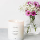 Green Lemon Scented candle - Big Glass Jar